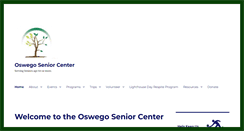 Desktop Screenshot of oswegoseniorcenter.org